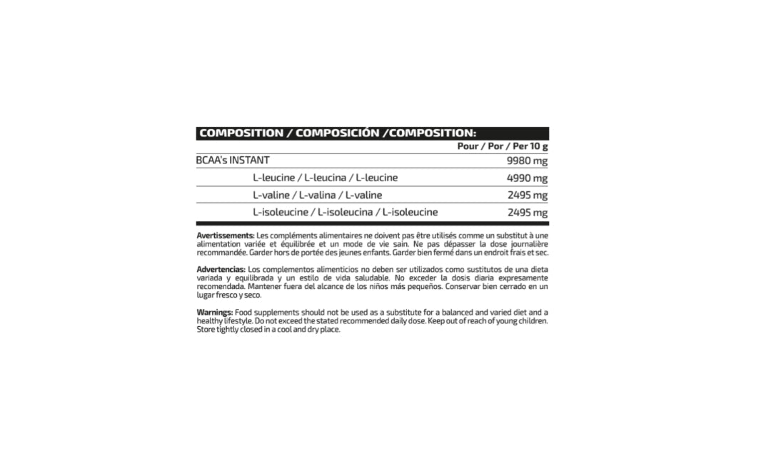 IO.GENIX BCAA Instant (vegan)