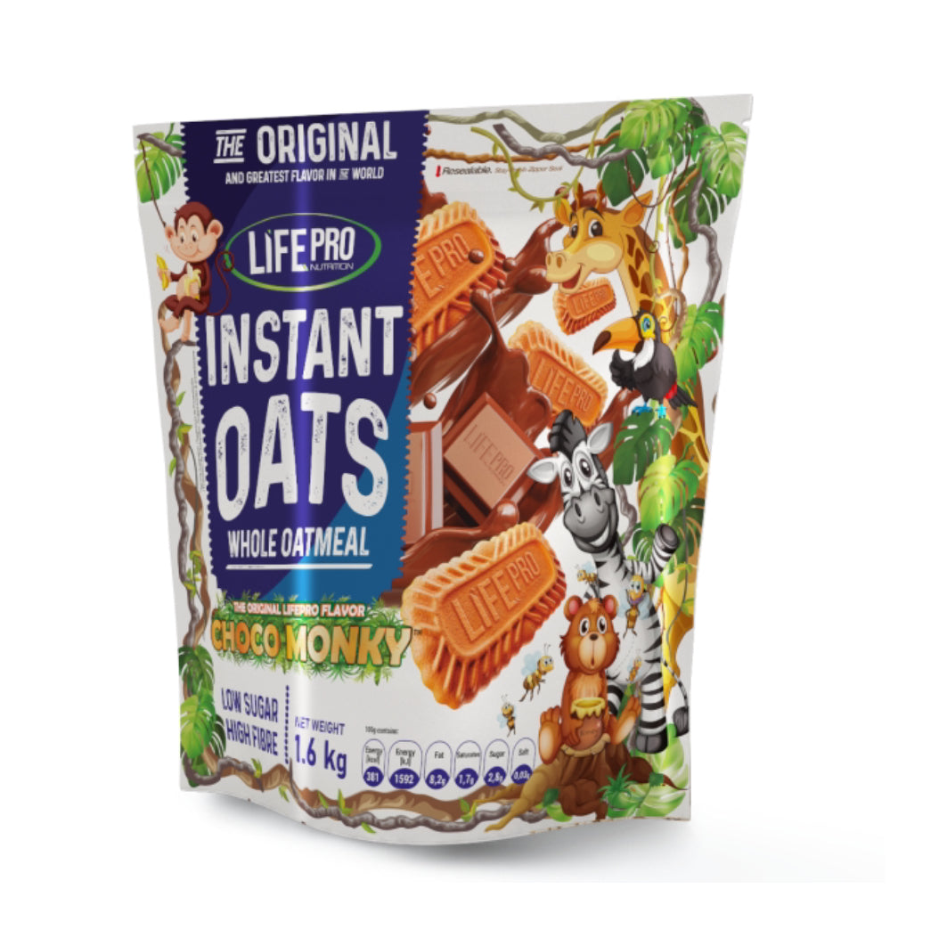 Life Pro Fit Food Instant Oats Premium Choco Monky 1.6kg