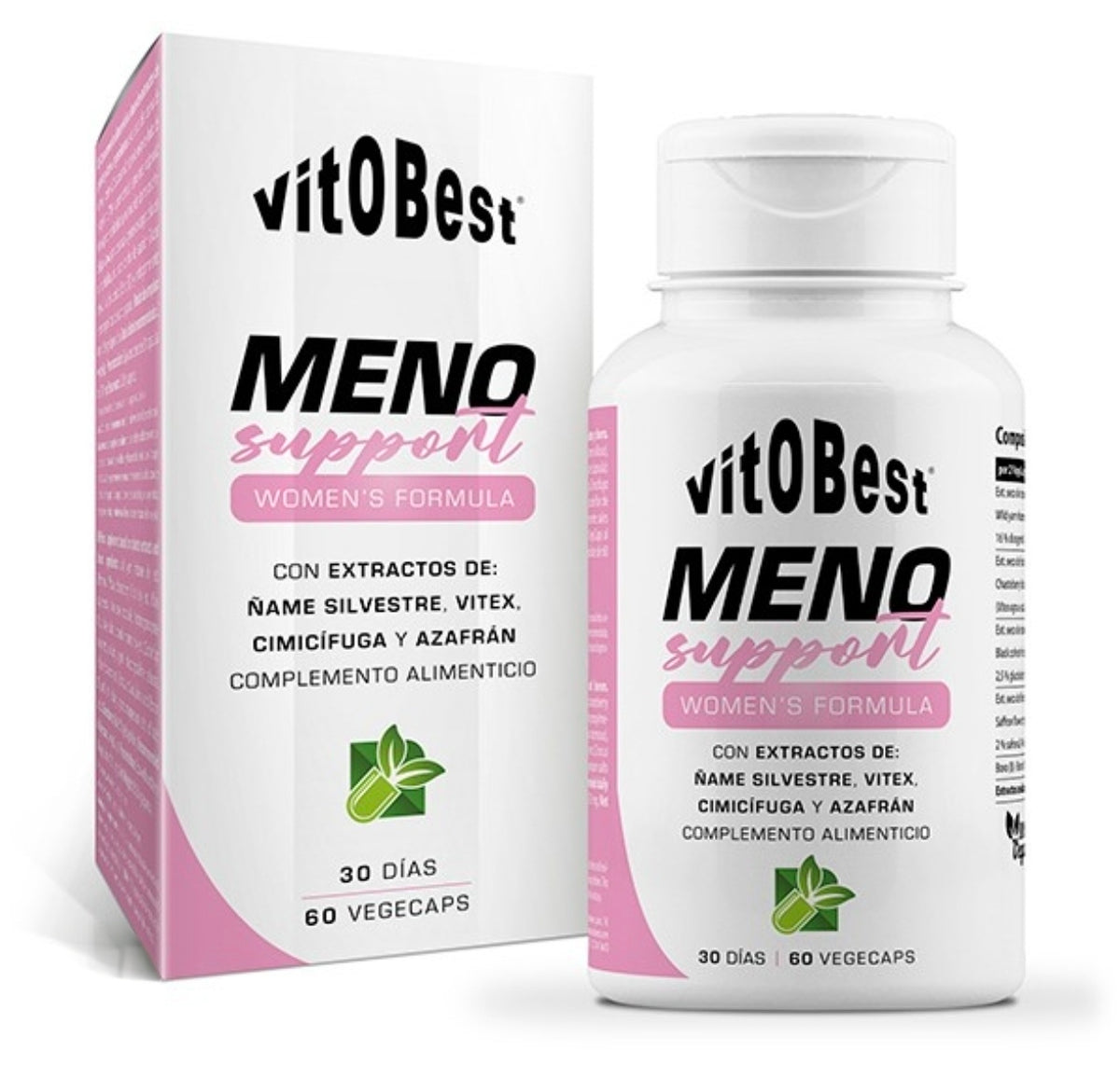 Vitobest Meno Support – Fórmula para la Menopausia – 60 Cápsulas