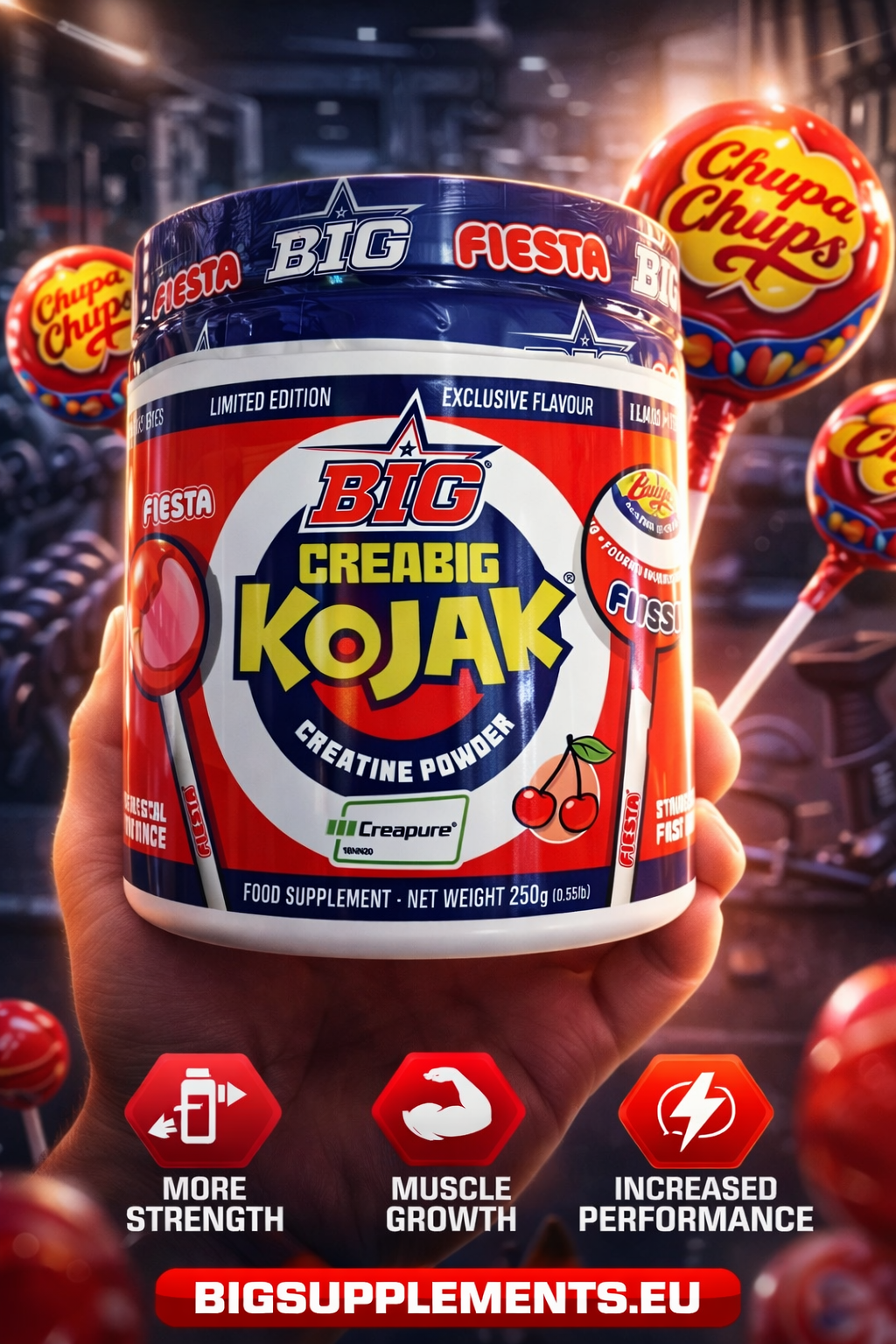 Creatina Sabor Kojak Fiesta Creapure® 250 g