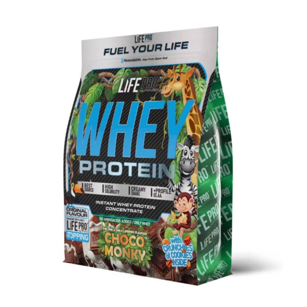 LIFE PRO Whey Choco Monky 2kg Bag Edition