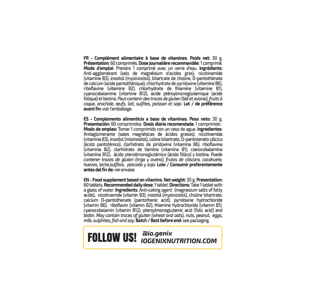 IO.GENIX Vitamina B Complex