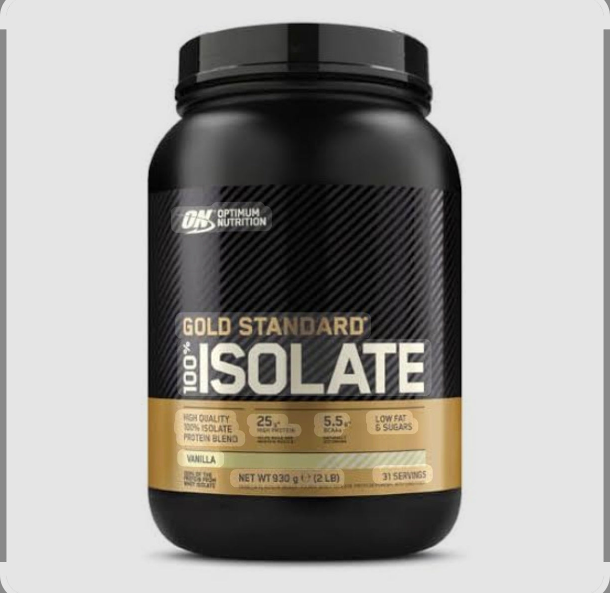 Optimum Nutrition Gold Standard 100% Isolate – 930 g
