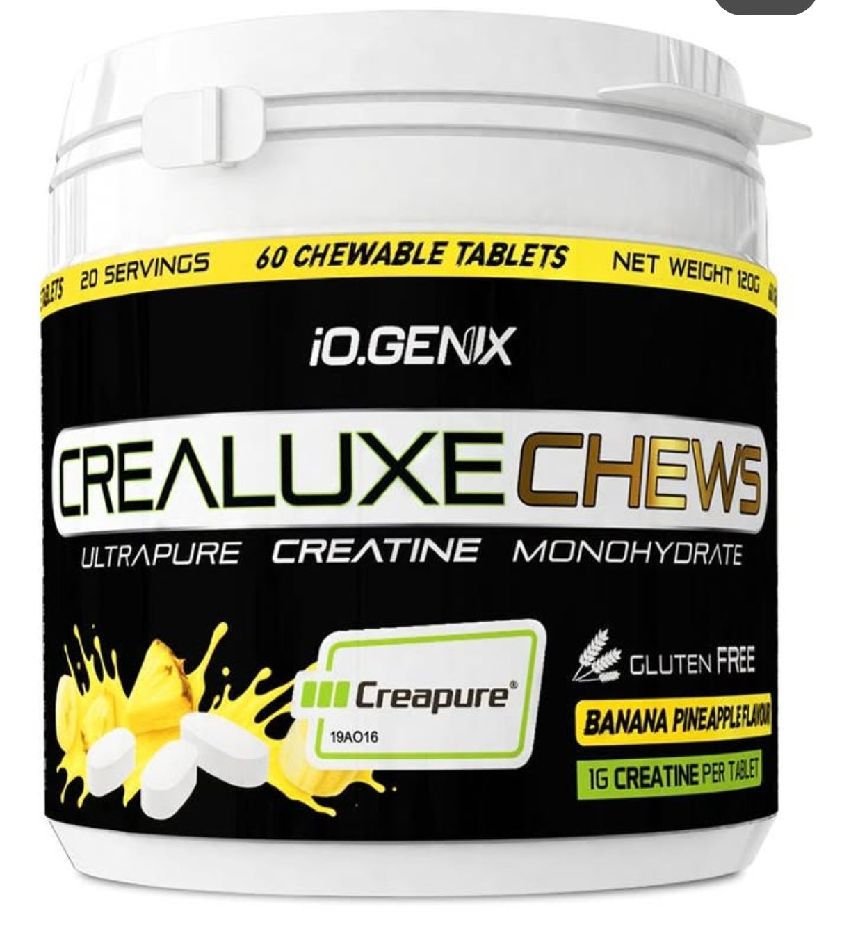 CREALUXE CHEWS – Creatina Monohidrato Masticable