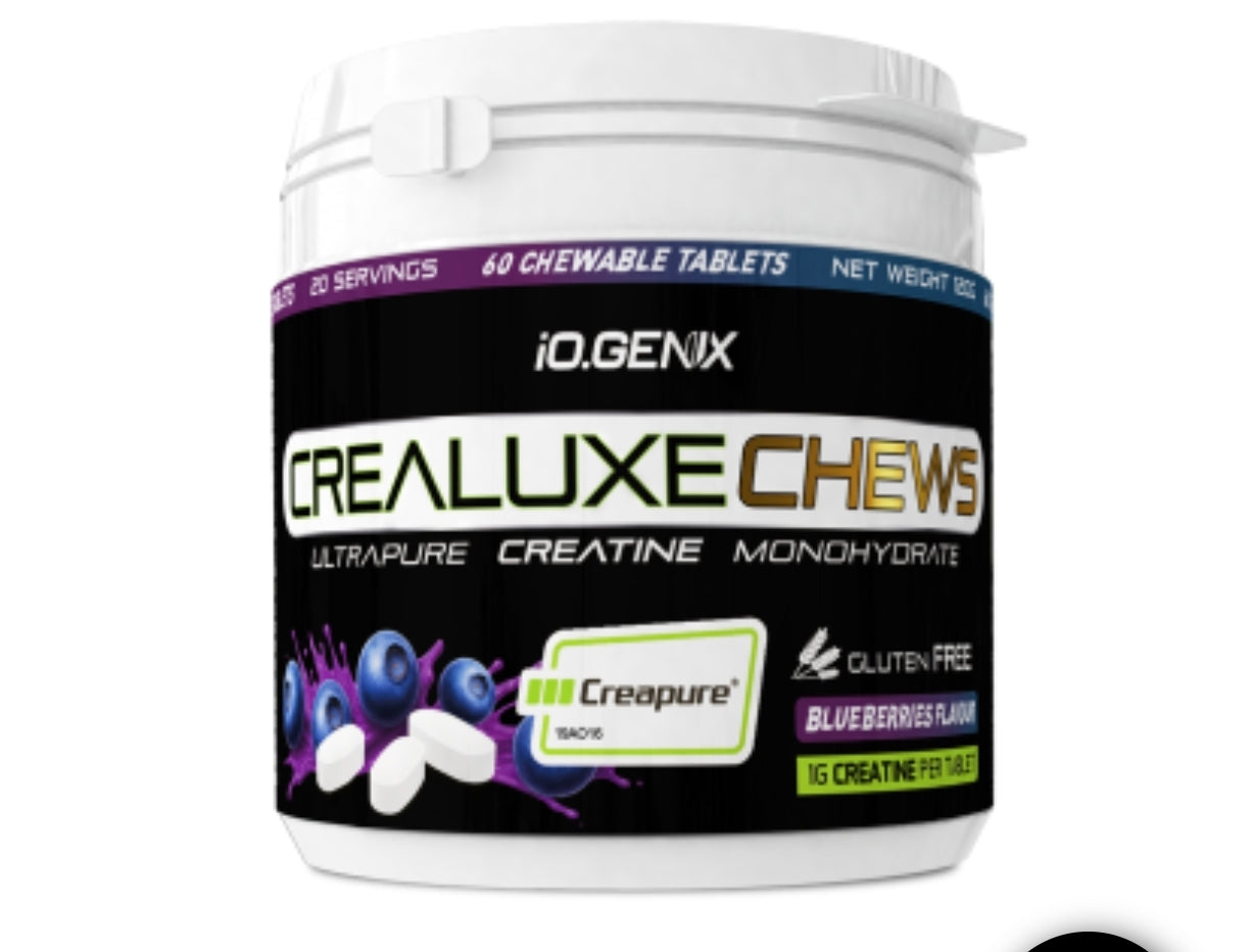 CREALUXE CHEWS – Creatina Monohidrato Masticable