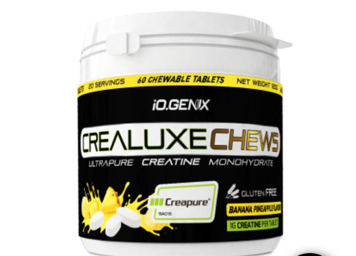 CREALUXE CHEWS – Creatina Monohidrato Masticable